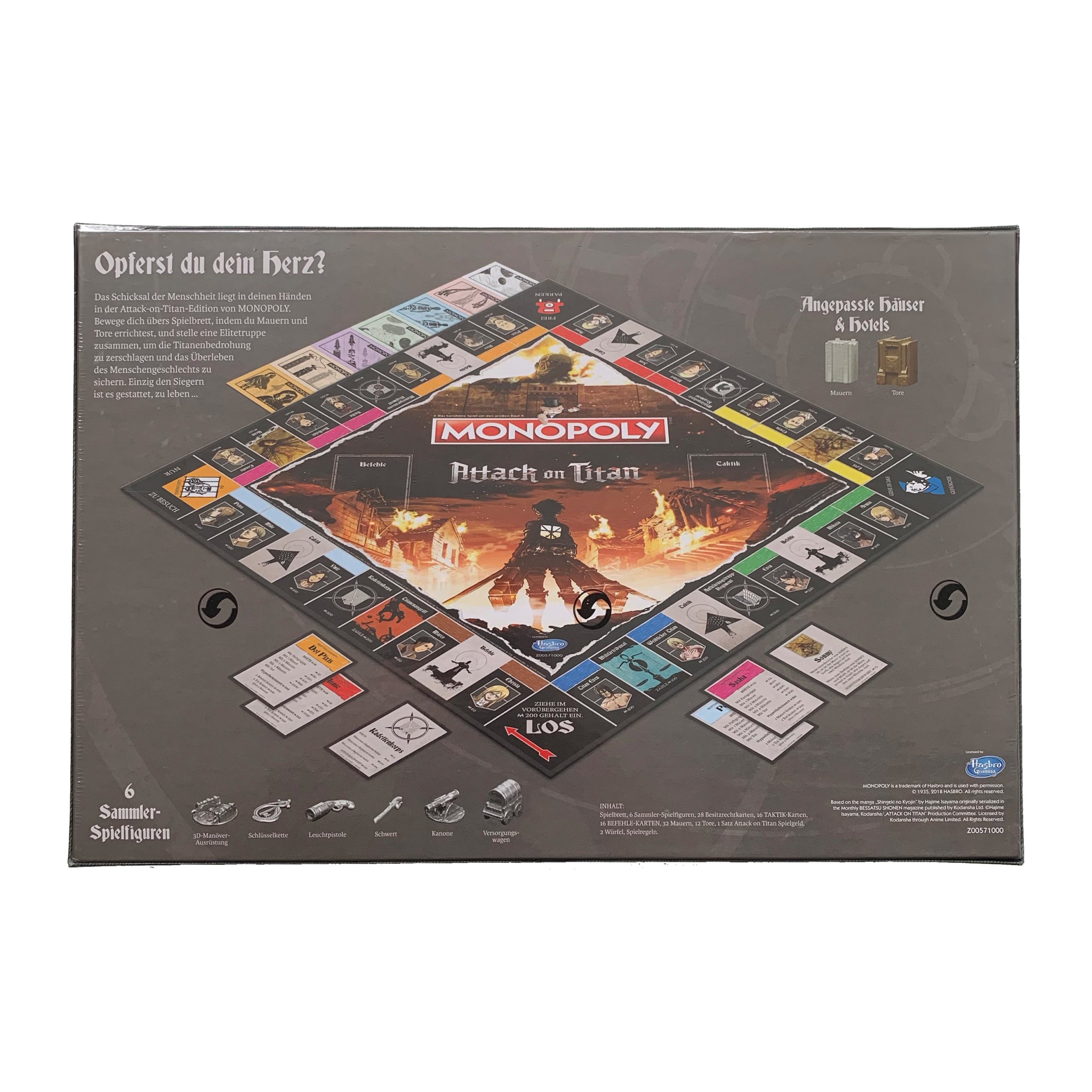 Attack On Titan Monopoly Deutsch Monopoly - Attack on Titan | Spielebasar.de