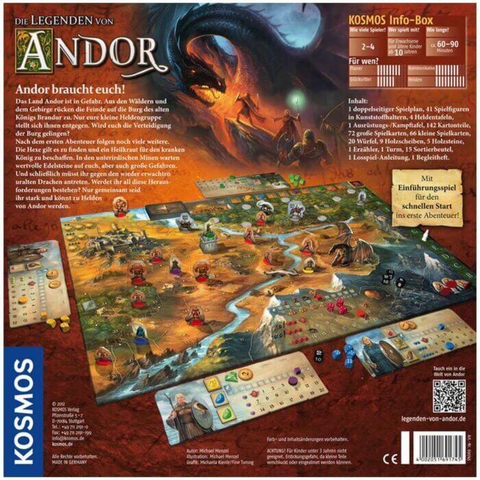 Die Legenden von Andor hinten