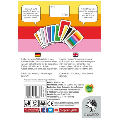 Farben Pegasus Spiele hinten