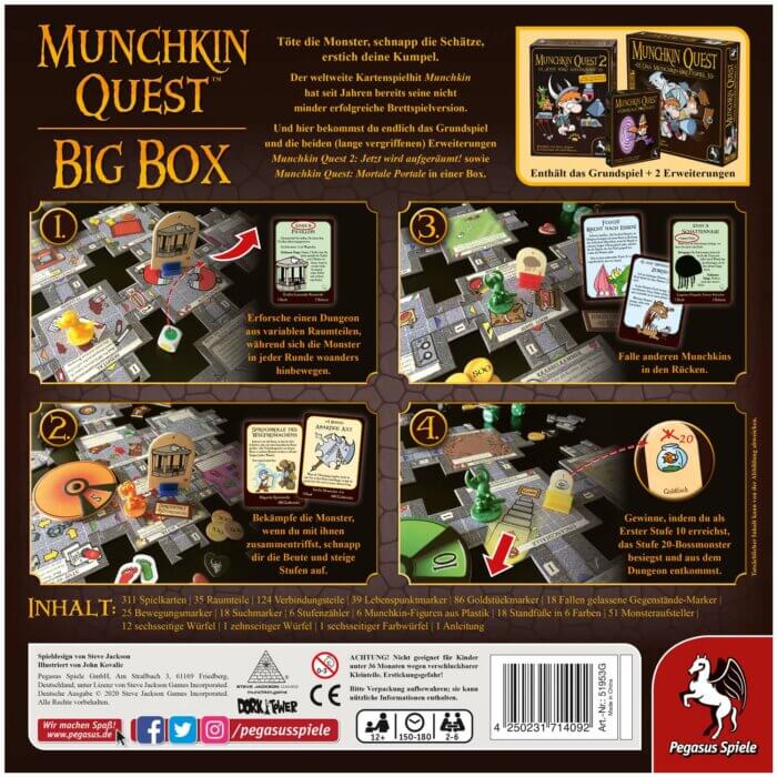 Munchin Quest Big Box hinten
